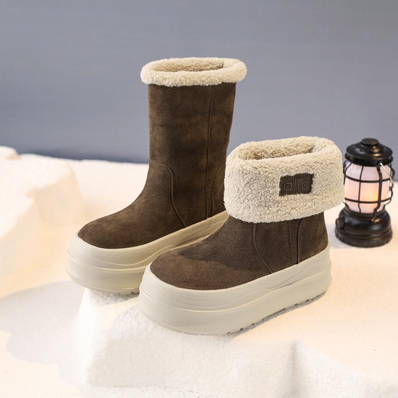 Women s Lightweight Chunky-Heeled Winter Insulated Fleece-Lined Fur-Trimmed Snow Boots Slip-Resistant Casual Sporty Suede Faux Fur Collar Cotton Boots 40 верблюд
Women s Lightweight Chunky-Heeled Winter Insulated Fleece-Lined Fur-Trimmed Snow Boots Slip-Resistant Casual Sporty Suede Faux Fur Collar Cotton Boots 40 верблюд