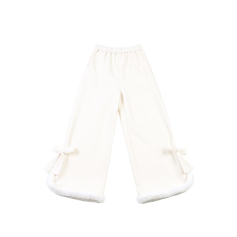 Japanese Kawaii Casual Lolita Pants Women Korean Style Warm Plush Trouser Female Loose Cute Bow Wide-legged Pants Winter XL
Japanese Kawaii Casual Lolita Pants Women Korean Style Warm Plush Trouser Female Loose Cute Bow Wide-legged Pants Winter XL