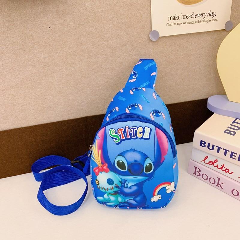 Stitch Kids Chest Bag Cartoon Nylon Small Crossbody For Toddler Daycare Blue B
Stitch Kids Chest Bag Cartoon Nylon Small Crossbody For Toddler Daycare Blue B