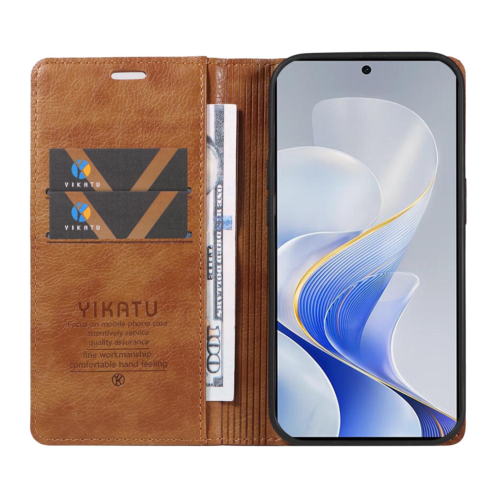 YIKATU YK-006 For vivo S19 5G/V40 5G Wallet Case Litchi Texture Leather Phone Cover Brown
YIKATU YK-006 For vivo S19 5G/V40 5G Wallet Case Litchi Texture Leather Phone Cover Brown