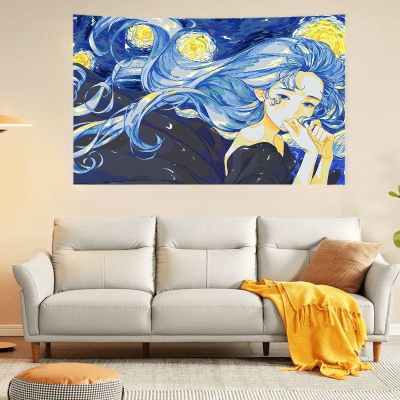 Starry Night Anime Girl Tapestry Vibrant Wall Hanging for Bedroom and Living Room Decor Ideal Gift for Anime Fans 74x94cm(29x37in)
Starry Night Anime Girl Tapestry Vibrant Wall Hanging for Bedroom and Living Room Decor Ideal Gift for Anime Fans 74x94cm(29x37in)