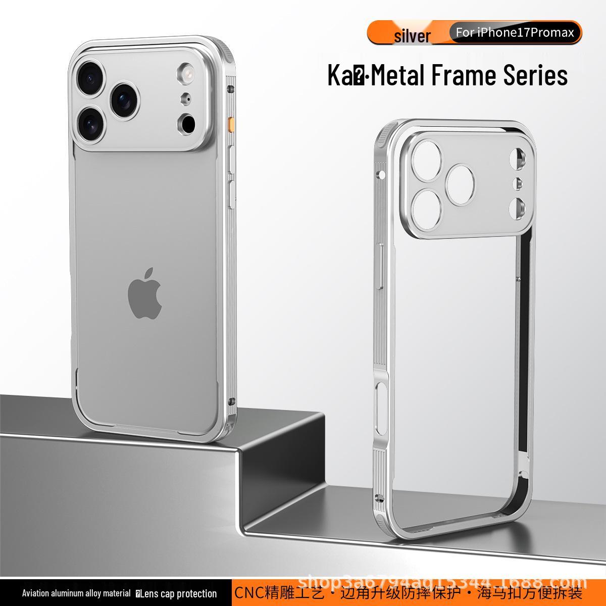 Metal Frame Clamshell Phone Case for iPhone 14/15 Plus/16 Pro/17 Pro Max iPhone 17 Air
Metal Frame Clamshell Phone Case for iPhone 14/15 Plus/16 Pro/17 Pro Max iPhone 17 Air