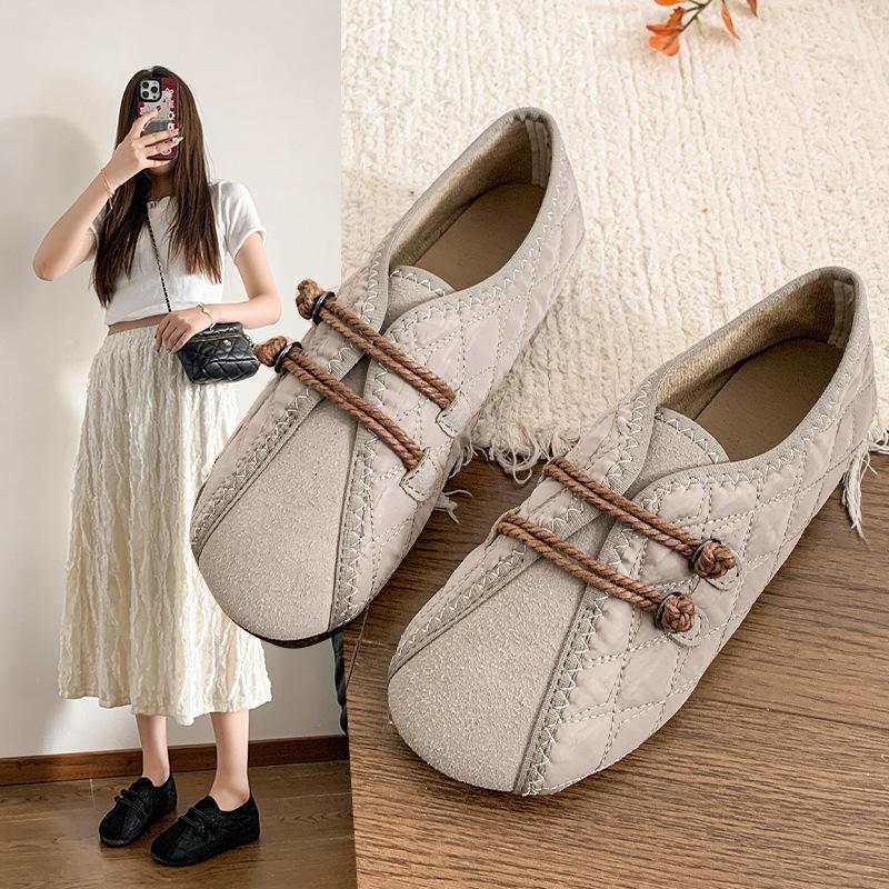 Retro large size warm foot mother shoes 2025 winter new casual outer wear soft sole velvet warm one pedal cotton shoes 35 армия зеленый
Retro large size warm foot mother shoes 2025 winter new casual outer wear soft sole velvet warm one pedal cotton shoes 35 армия зеленый