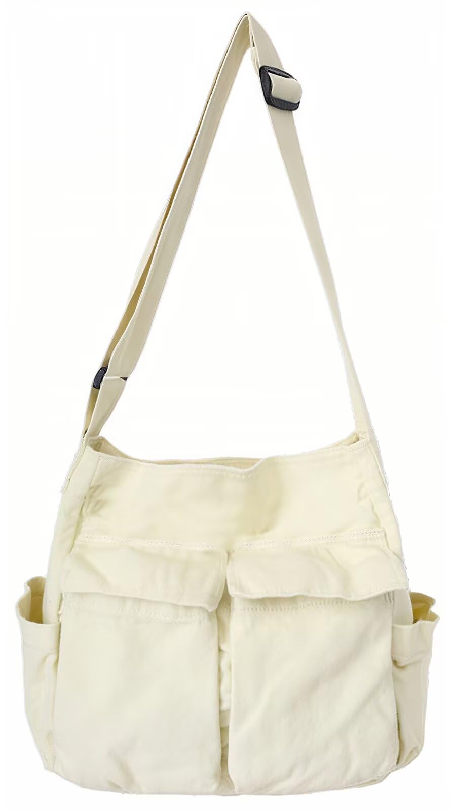 Plelet Women s Large Capacity Canvas Tote Bag with Zipper closure, Perfect for Commuting, Travel, and High School Students, Cute and Unisex, White
Plelet Women s Large Capacity Canvas Tote Bag with Zipper closure, Perfect for Commuting, Travel, and High School Students, Cute and Unisex, White