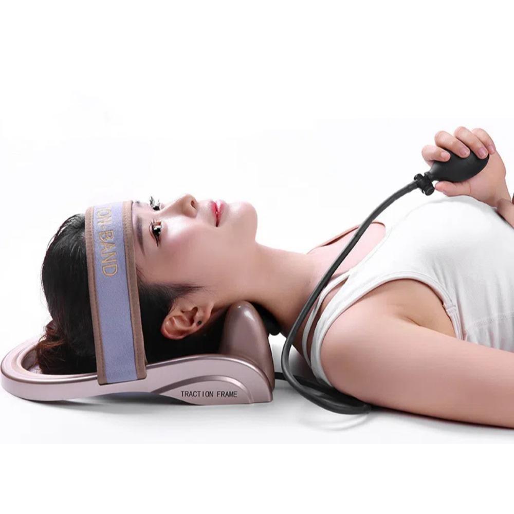 Растягивающийся воздушный массажер для шеи Relax Traction Posture Pump Fashion Cervical Tractor Подушка для дома шампанского
Растягивающийся воздушный массажер для шеи Relax Traction Posture Pump Fashion Cervical Tractor Подушка для дома шампанского