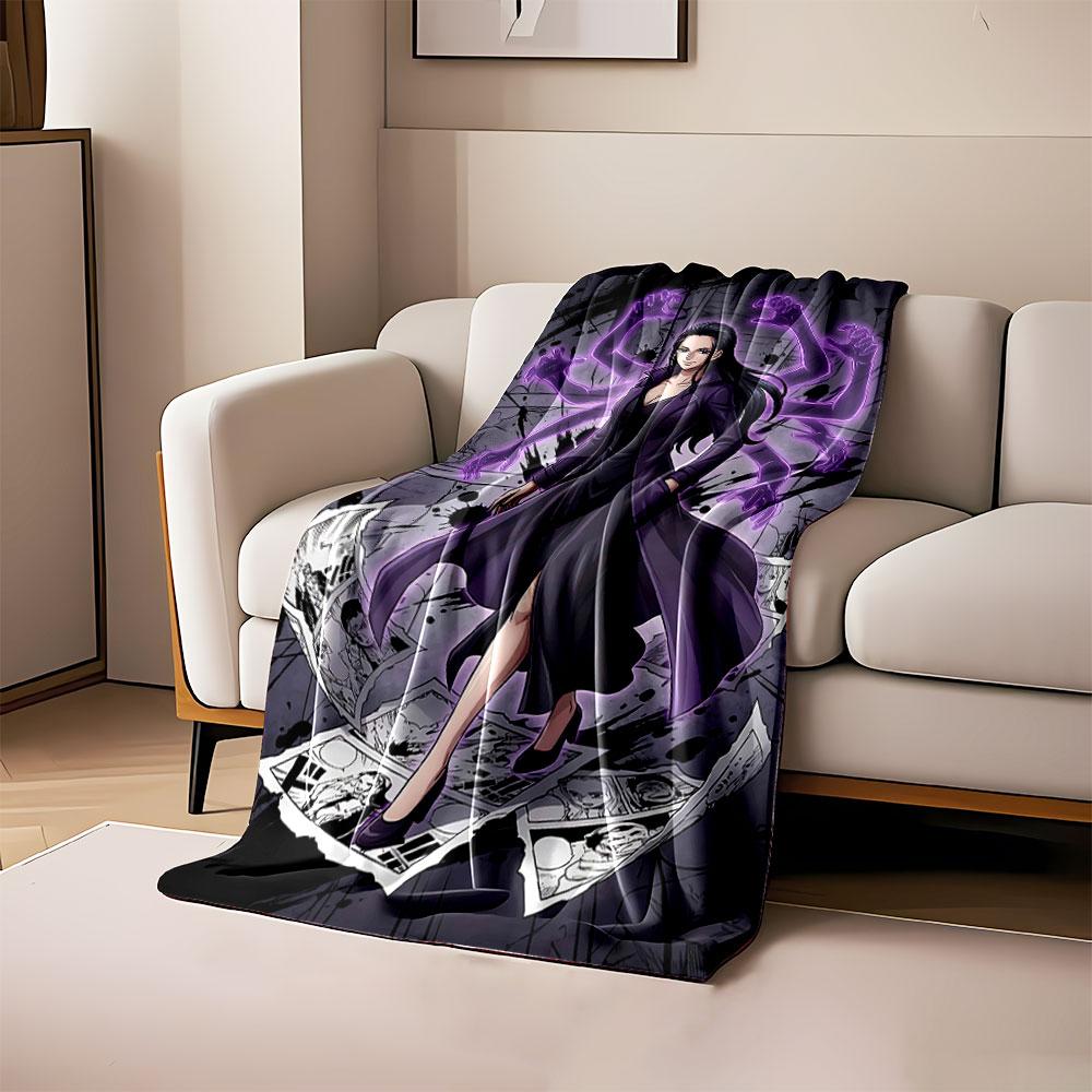 A woman in black with glowing purple spectral hands and comic pages. for all seasons blanket lunch break throw gift 80cm x 120cm
A woman in black with glowing purple spectral hands and comic pages. for all seasons blanket lunch break throw gift 80cm x 120cm