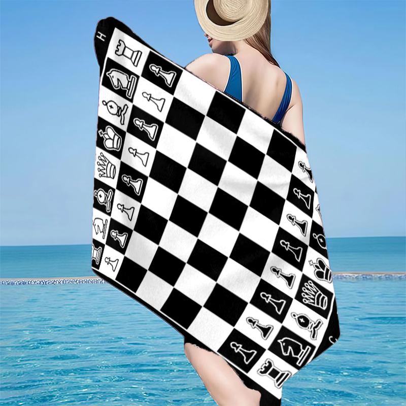 Chess Opening Strategy Beach Towel, Super Soft Microfiber, Gift for Her/Him, Birthday, for Pool, Beach, Travel, Home Decor Fan gifts 70cmx140cm(27x55inch)
Chess Opening Strategy Beach Towel, Super Soft Microfiber, Gift for Her/Him, Birthday, for Pool, Beach, Travel, Home Decor Fan gifts 70cmx140cm(27x55inch)