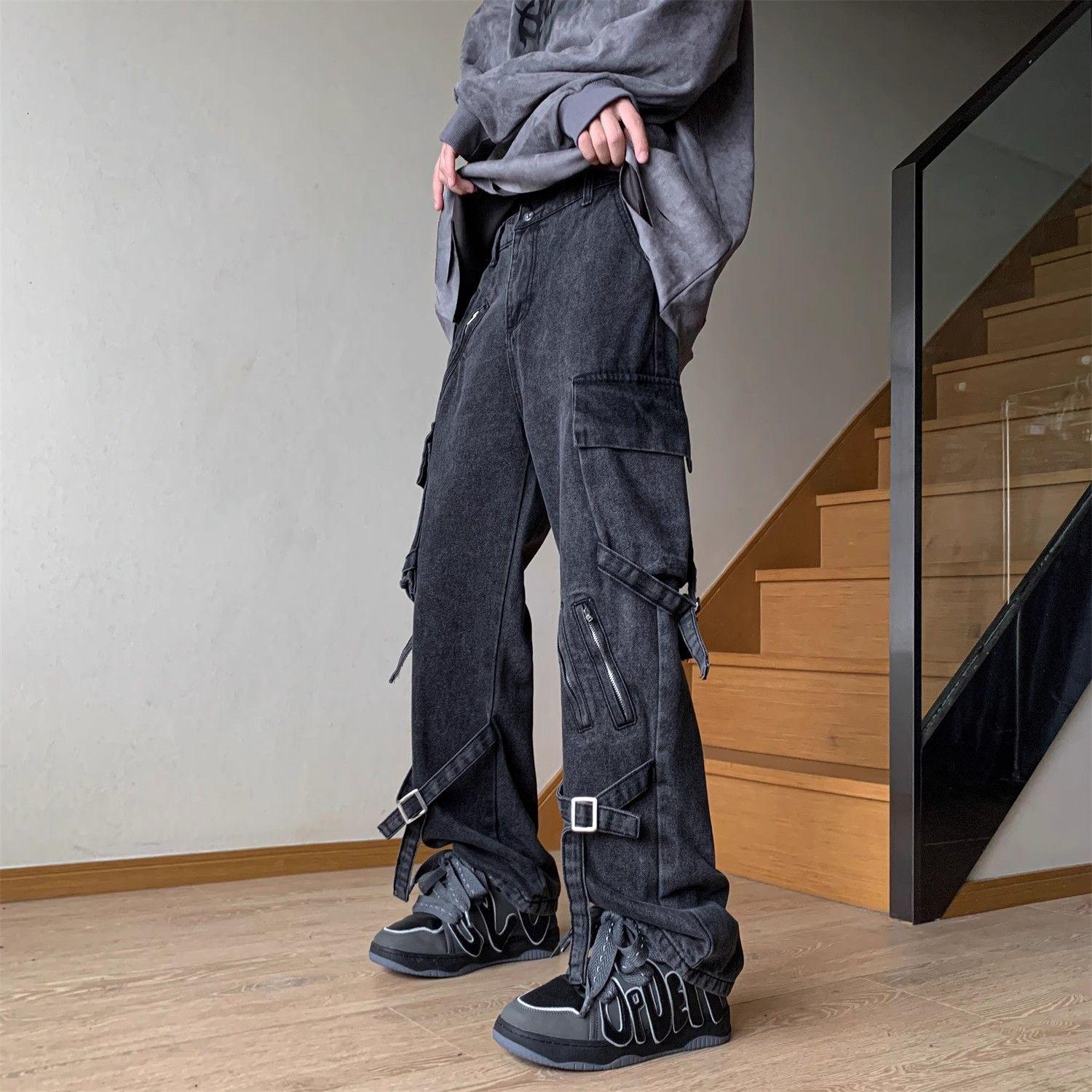 Мужские американские ретро-джинсы-карго Y2K High Street Denim Pants Loose Casual Straight Streetwear Hip-hop Wide Leg Jeans S чёрный
Мужские американские ретро-джинсы-карго Y2K High Street Denim Pants Loose Casual Straight Streetwear Hip-hop Wide Leg Jeans S чёрный