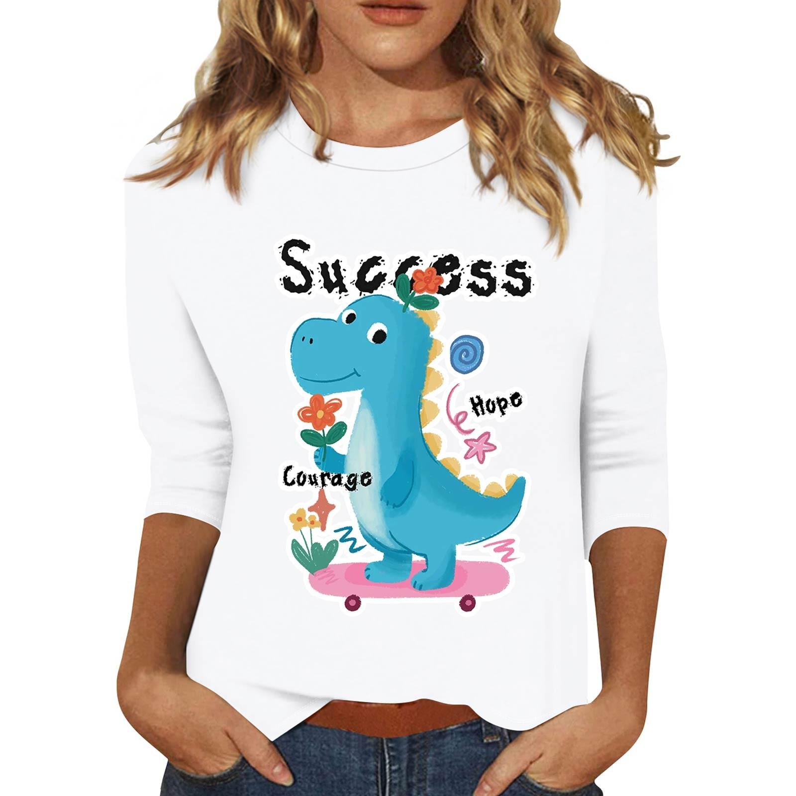 Жіночий модний повсякденний пуловер з принтованим коміром і рукавом три чверті XL білий
Жіночий модний повсякденний пуловер з принтованим коміром і рукавом три чверті XL білий