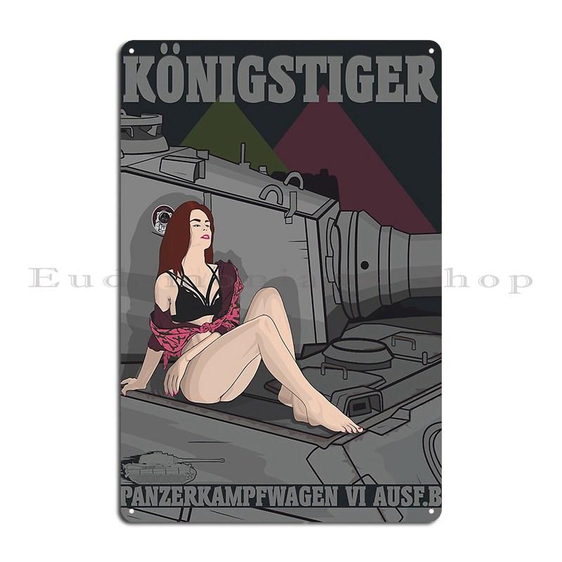 Немецкий тяжелый танк Тигр 2 Металлическая табличка Дизайн Клуб Кухня Настенный декор Украшение Жестяная табличка Постер 20x30cm(7.8x11.8inch)
Немецкий тяжелый танк Тигр 2 Металлическая табличка Дизайн Клуб Кухня Настенный декор Украшение Жестяная табличка Постер 20x30cm(7.8x11.8inch)