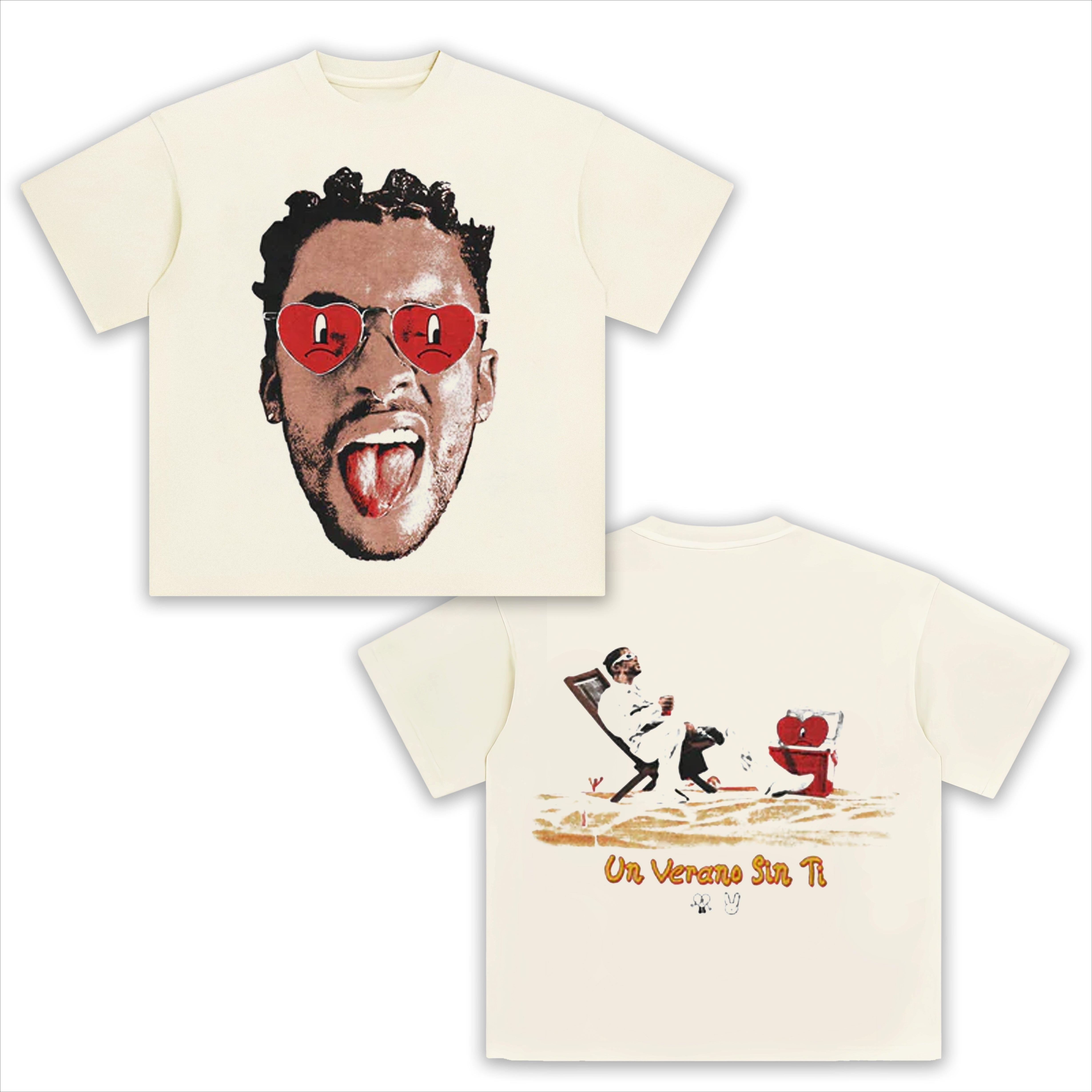 Bad Bunny Un Verano Sin Ti Sided T-Shirt Unisex Streetwear Oversized Cotton Casual Short Sleeve Fan Tee Tops 5XL різнокольоровий
Bad Bunny Un Verano Sin Ti Sided T-Shirt Unisex Streetwear Oversized Cotton Casual Short Sleeve Fan Tee Tops 5XL різнокольоровий