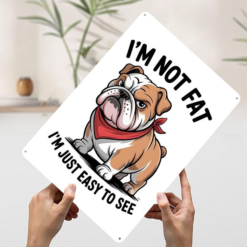Cartoon Bulldog With Funny Slogan Poster Customized Wall Art Vintage Metal Signs Retro Tin Plaque for Man Cave Gamer Decoration 7.9x11.8In(20x30cm)
Cartoon Bulldog With Funny Slogan Poster Customized Wall Art Vintage Metal Signs Retro Tin Plaque for Man Cave Gamer Decoration 7.9x11.8In(20x30cm)