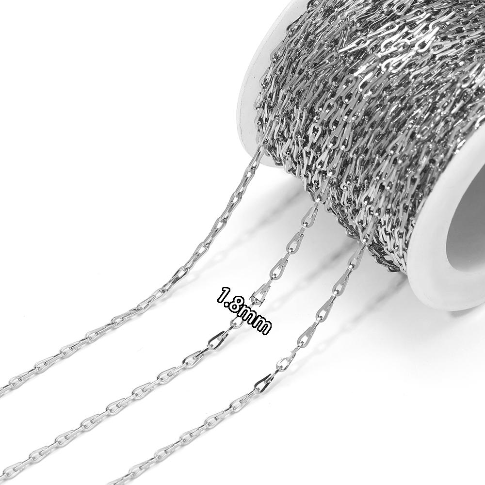 1 Meter Stainless Steel Tough U Shape Chains for DIY Handmade Bracelets Necklace Jewelry Findings Body Chain Earrings Making
1 Meter Stainless Steel Tough U Shape Chains for DIY Handmade Bracelets Necklace Jewelry Findings Body Chain Earrings Making