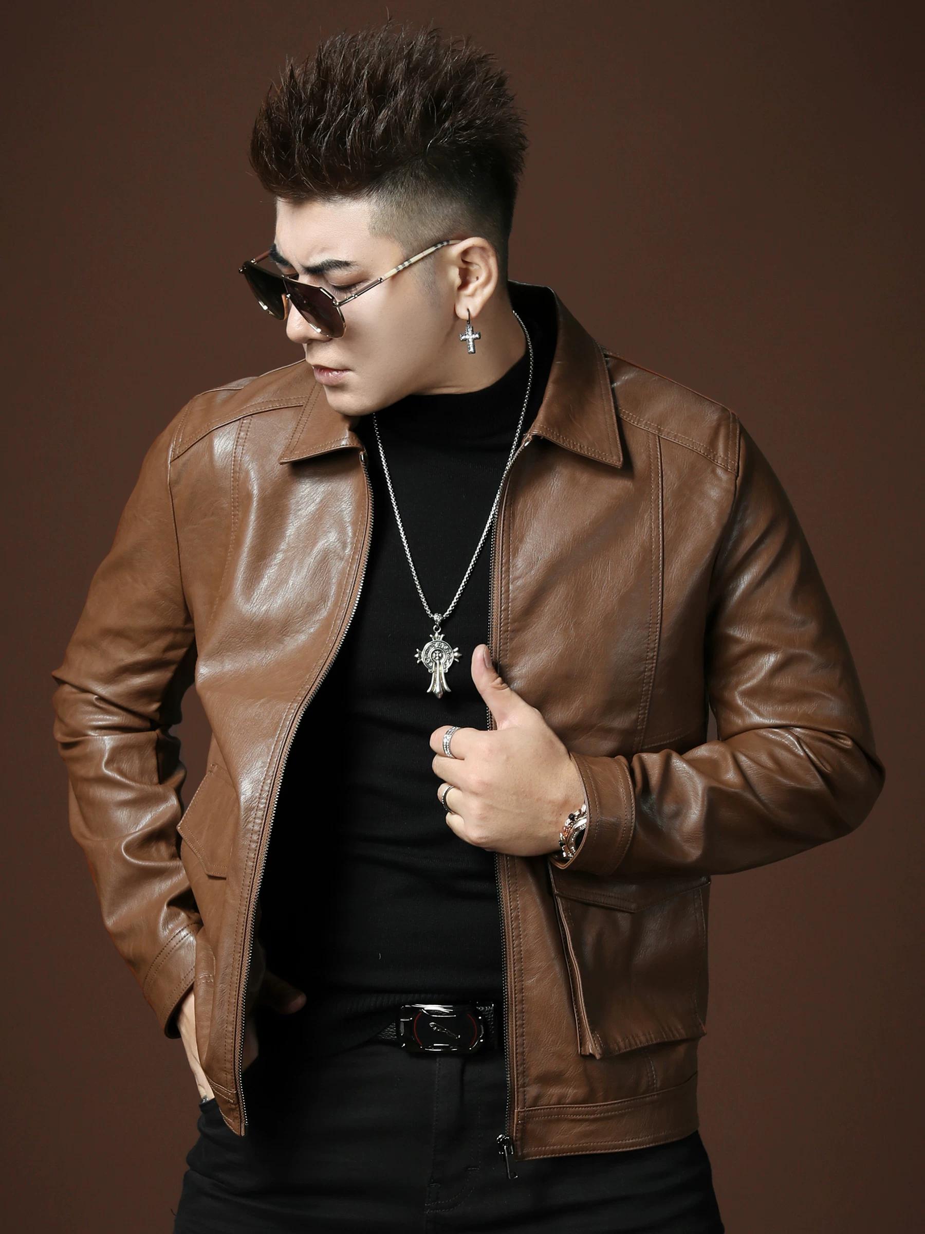 European Trendy Brand Men s Clothing Autumn Leather Jacket Men s Coat 2025 New Fashion Solid Color Turn-Down Collar Leather Motorcycle Jacket 2XL чёрный
European Trendy Brand Men s Clothing Autumn Leather Jacket Men s Coat 2025 New Fashion Solid Color Turn-Down Collar Leather Motorcycle Jacket 2XL чёрный