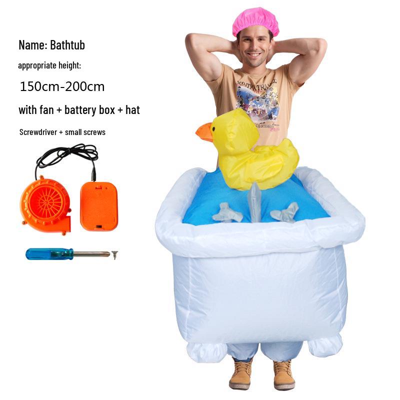 Надувной костюм толстой куклы для свадеб, Дня холостяка и вечеринок - Забавный реквизит для выступления в ванной
Надувной костюм толстой куклы для свадеб, Дня холостяка и вечеринок - Забавный реквизит для выступления в ванной