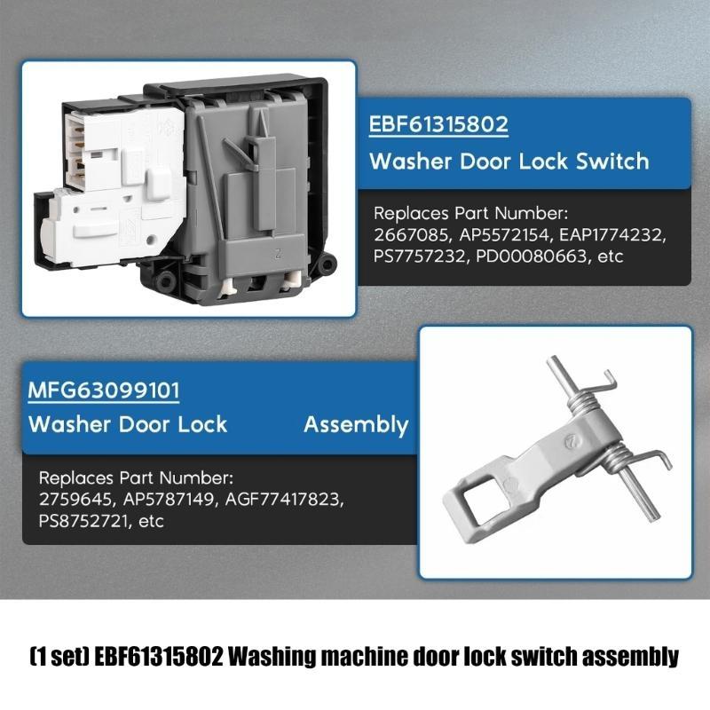 Permanent ABS Laundry Door Lock Mechanism Set Consistent Multiple Washer Brands EBF61315802 China Mainland
Permanent ABS Laundry Door Lock Mechanism Set Consistent Multiple Washer Brands EBF61315802 China Mainland