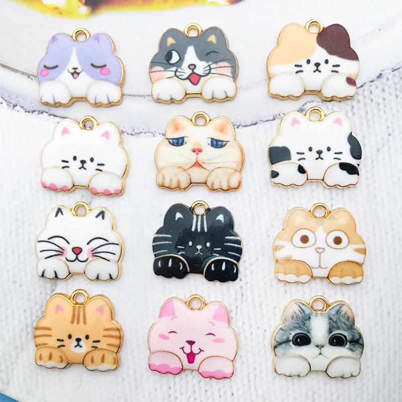 10шт мультяшный кот животное эмаль подвески diy изготовление браслетов ожерелье ювелирные изделия
10шт мультяшный кот животное эмаль подвески diy изготовление браслетов ожерелье ювелирные изделия