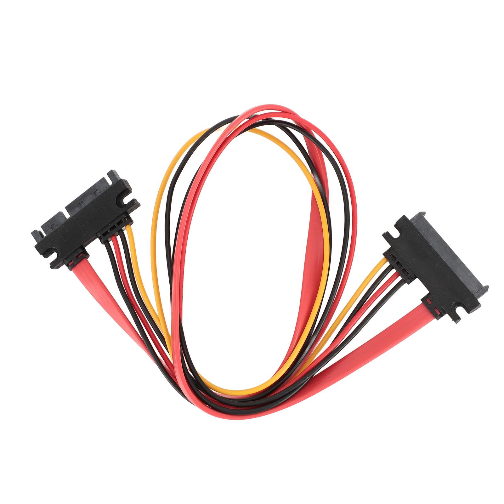 22-контактный кабель-удлинитель питания SATA Serial ATA Папа-мама Комбинированный кабель-удлинитель данных и питания 3,3 фута 50cm / 19.69in
22-контактный кабель-удлинитель питания SATA Serial ATA Папа-мама Комбинированный кабель-удлинитель данных и питания 3,3 фута 50cm / 19.69in