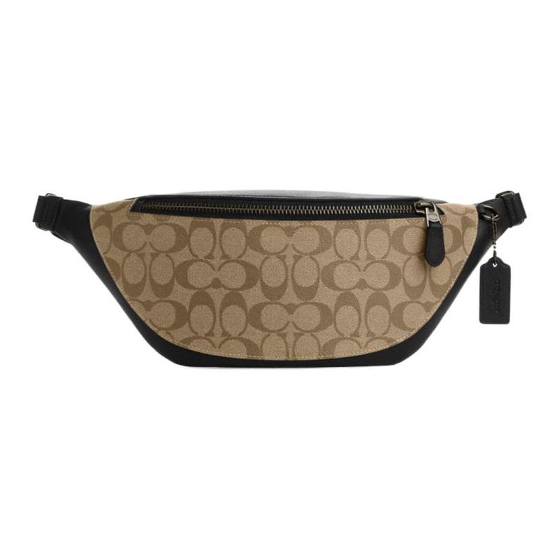 COACH Warren 33 Classic Presbyopia Zipper Closure Color Block Leather One Shoulder Crossbody Belt Bag Large Men s Khaki Black чорний
COACH Warren 33 Classic Presbyopia Zipper Closure Color Block Leather One Shoulder Crossbody Belt Bag Large Men s Khaki Black чорний