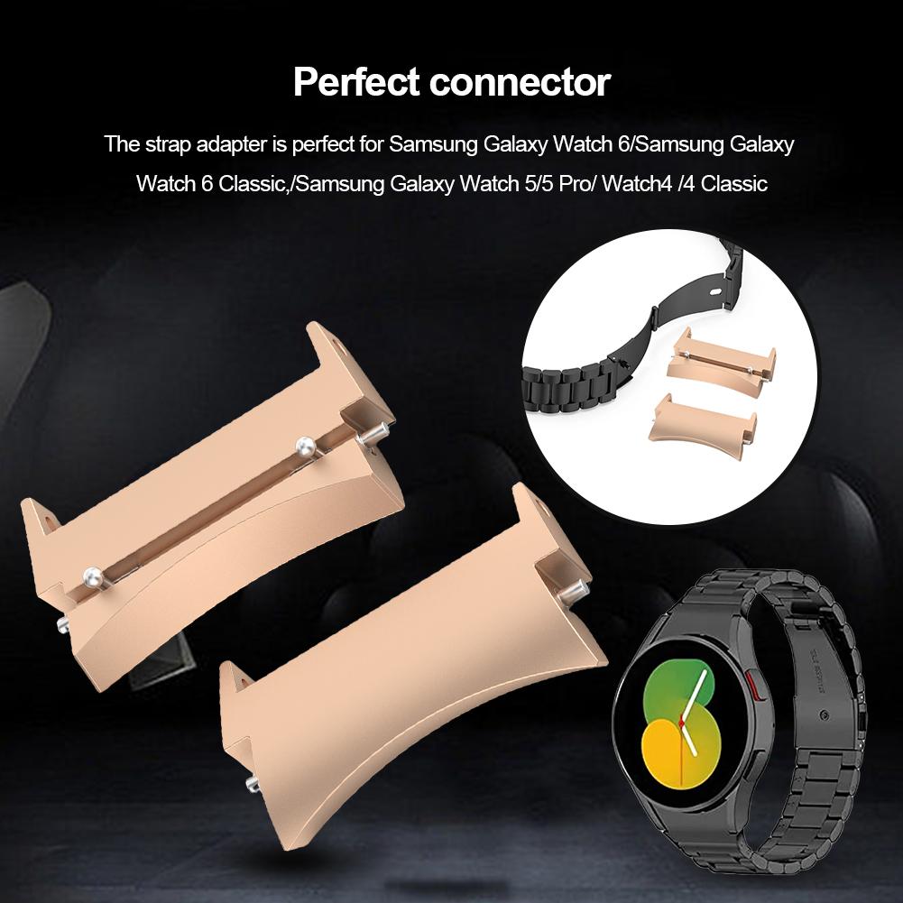 Quick Fit Adapter for Samsung Galaxy Watch 6 Classic Stainless Steel Metal Connector For Galaxy Watch 6 5 4 Pro 45mm 40mm 44mm чёрный
Quick Fit Adapter for Samsung Galaxy Watch 6 Classic Stainless Steel Metal Connector For Galaxy Watch 6 5 4 Pro 45mm 40mm 44mm чёрный