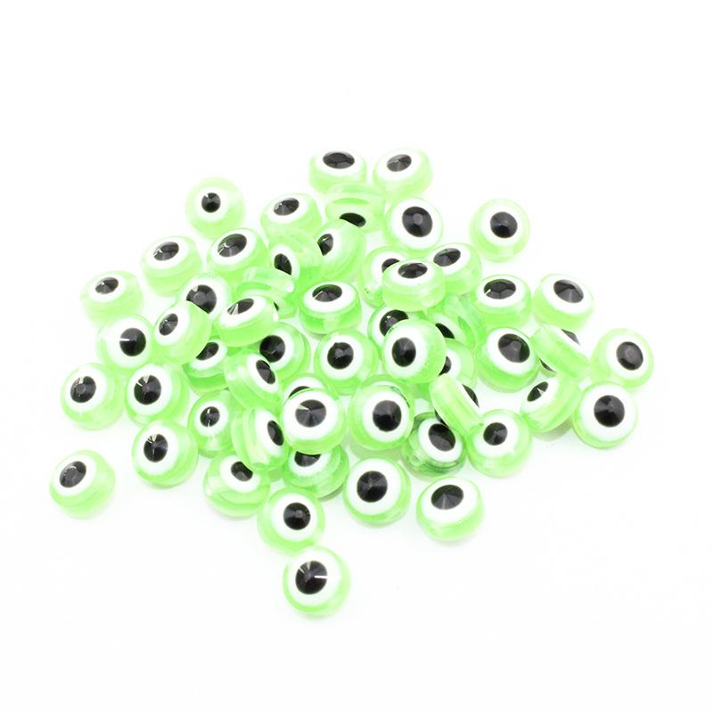 Resin Devil S Eye Fish Eye Flat Beads Blue Eyes Beaded Bracelets Necklace Beads Loose Bead Accessories 10 * 4.5mm 500/bag зелений
Resin Devil S Eye Fish Eye Flat Beads Blue Eyes Beaded Bracelets Necklace Beads Loose Bead Accessories 10 * 4.5mm 500/bag зелений