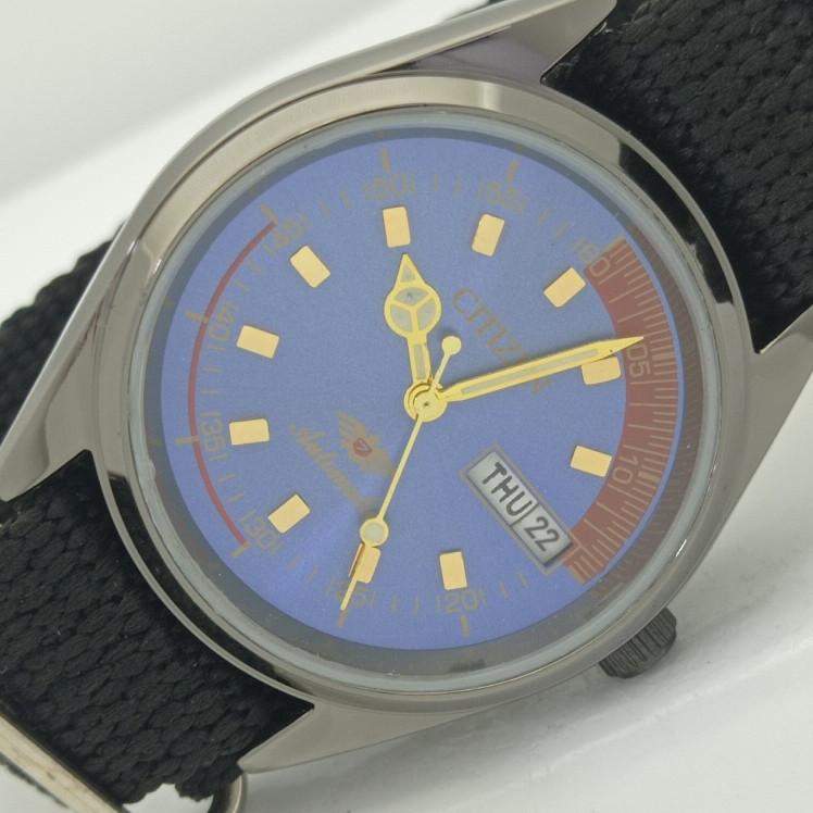 REFURBISHED CITIZEN AUTOMATIC 8200 JAPAN MENS BLUE DIAL WATCH 010-a415151-2 Sku010-a415151
REFURBISHED CITIZEN AUTOMATIC 8200 JAPAN MENS BLUE DIAL WATCH 010-a415151-2 Sku010-a415151