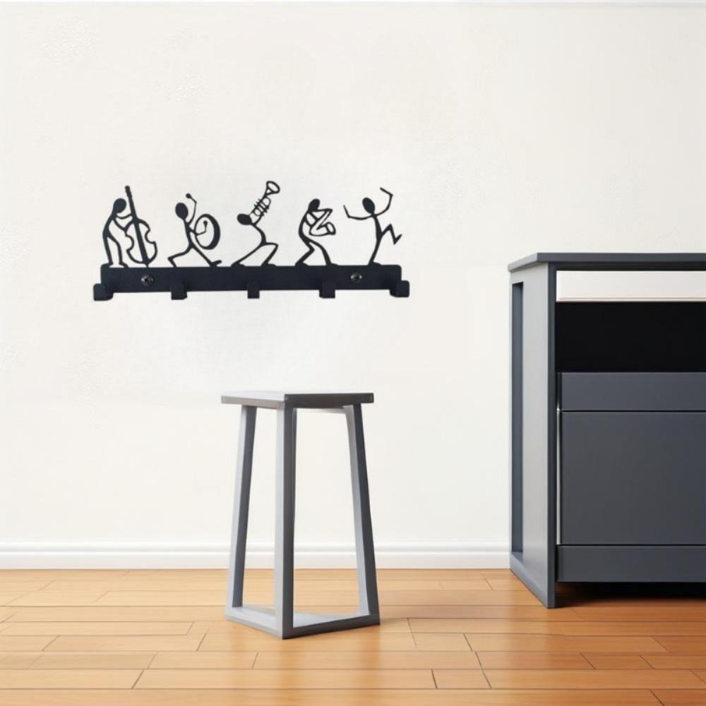 9.45 inch Orchestra Metal Wall Art, Iron Hook Drawing Classic Pattern, Light Luxury Wall Hanging for Entrance Bathroom, Clean Lines Decor
9.45 inch Orchestra Metal Wall Art, Iron Hook Drawing Classic Pattern, Light Luxury Wall Hanging for Entrance Bathroom, Clean Lines Decor
