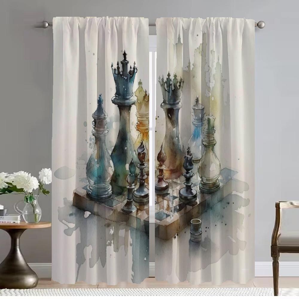 Шахматы Современные Шторы Для Гостиной 2 Части Затемняющие Шторы Домашний Интерьер Шторы Для Камеры Раздела Украшения На Хэллоуин W50xH70cmx2pcs-CL
Шахматы Современные Шторы Для Гостиной 2 Части Затемняющие Шторы Домашний Интерьер Шторы Для Камеры Раздела Украшения На Хэллоуин W50xH70cmx2pcs-CL