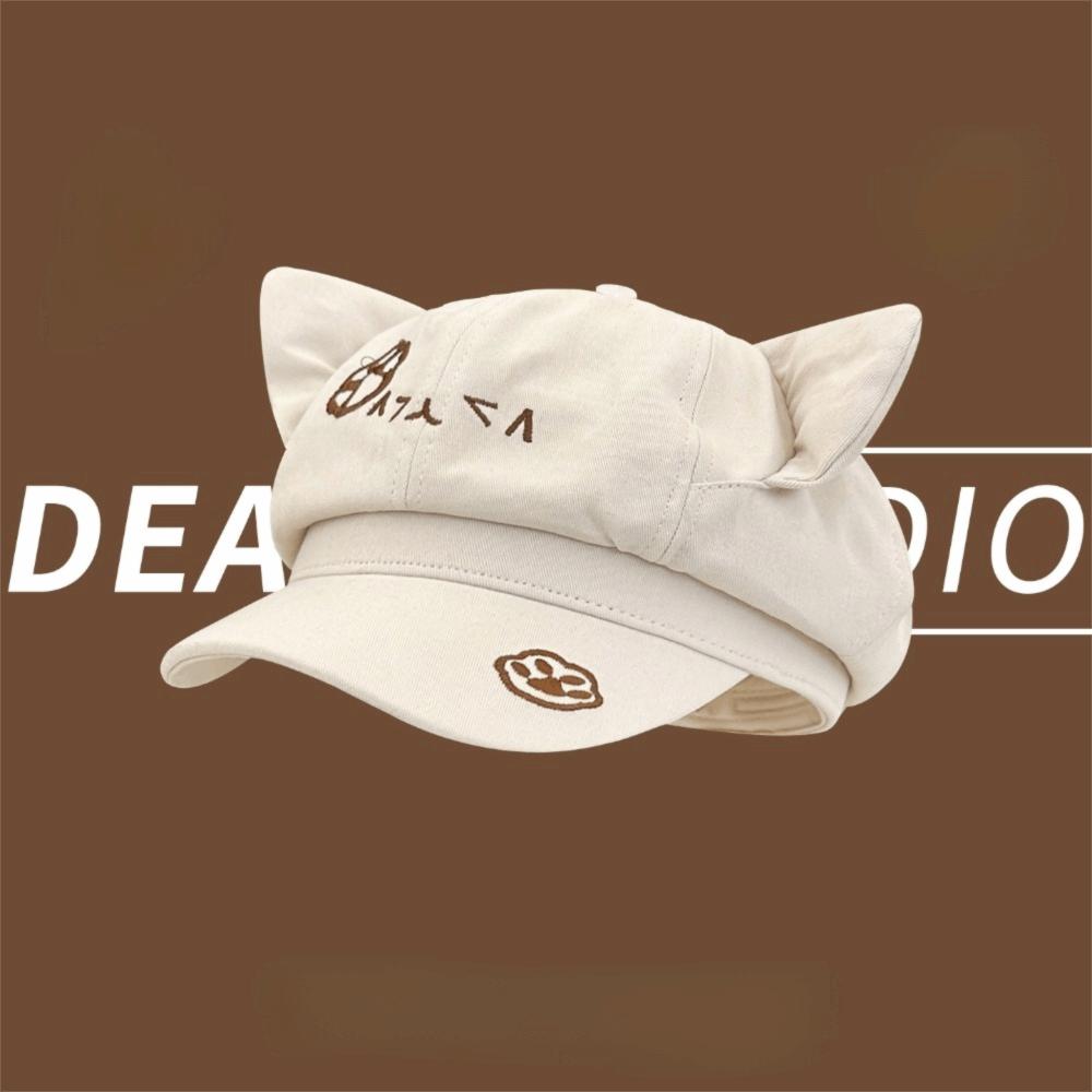 Versatile Beret Hat Large Head Size Octagonal Beret Hat Sweet Commute Cap Spring Autumn бежевий
Versatile Beret Hat Large Head Size Octagonal Beret Hat Sweet Commute Cap Spring Autumn бежевий