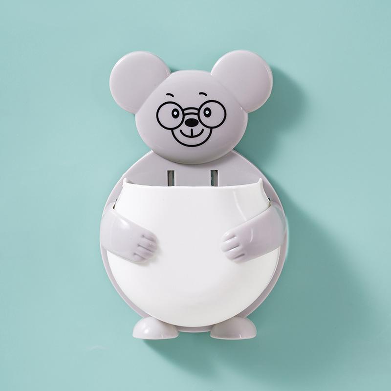 Настенный контейнер для хранения в виде медведя, подставка для зубных щеток и зубной пасты с дренажем для ванной комнаты, кухонное хранение, корзина для палочек для еды, хранение в гостиной светло-серый
Настенный контейнер для хранения в виде медведя, подставка для зубных щеток и зубной пасты с дренажем для ванной комнаты, кухонное хранение, корзина для палочек для еды, хранение в гостиной светло-серый