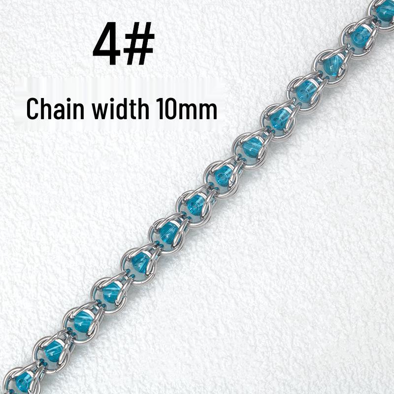 Бисерное ожерелье и браслет ручной работы с застежкой из нержавеющей и титановой стали, полуфабрикатные аксессуары для цепочки
Бисерное ожерелье и браслет ручной работы с застежкой из нержавеющей и титановой стали, полуфабрикатные аксессуары для цепочки