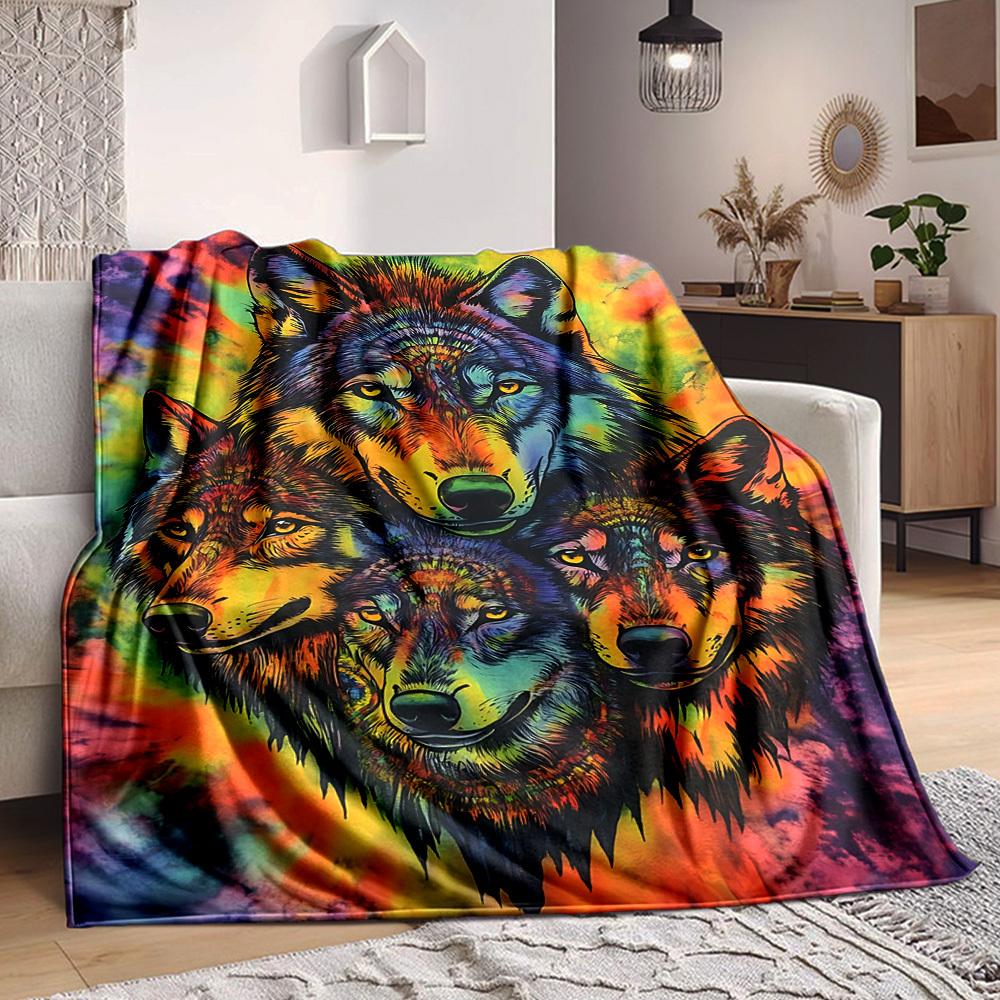1PC Wolf Tapestry Blanket, Throw For Sofa, Bed, Travel, Camping, Livingroom, And Bed, Printing Blanket With Soft And Warm Fabric yy250918200 100x150cm
1PC Wolf Tapestry Blanket, Throw For Sofa, Bed, Travel, Camping, Livingroom, And Bed, Printing Blanket With Soft And Warm Fabric yy250918200 100x150cm