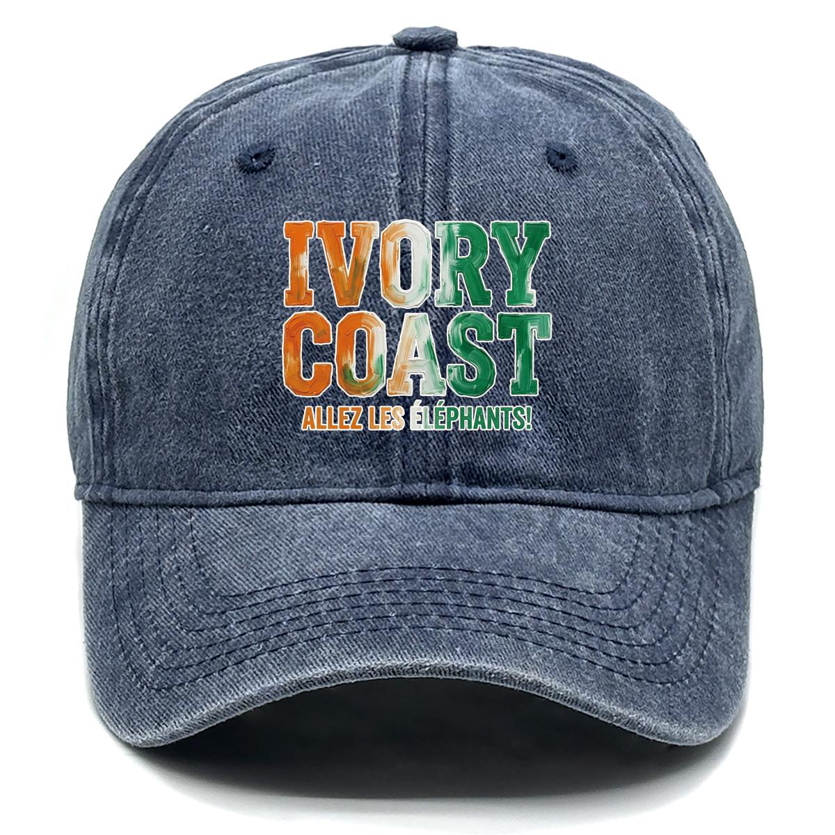 IVORY COAST ALLEZ LES ELEPHANTS Flag Printed Snapback Baseball Cap , Adjustable Sun Hat Raw Brim Simple Trendy Slouchy Man s Cap as the picture темно-синього кольору
IVORY COAST ALLEZ LES ELEPHANTS Flag Printed Snapback Baseball Cap , Adjustable Sun Hat Raw Brim Simple Trendy Slouchy Man s Cap as the picture темно-синього кольору