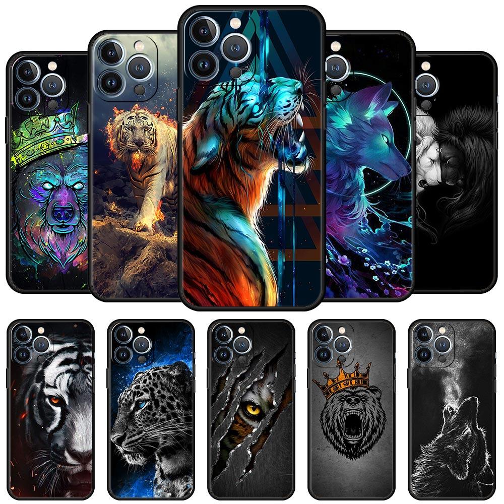 Модный чехол с изображением льва, волка, тигра для iPhone 14 11 13 Mini 12 Pro Max XR 7 8X6 6S Plus XS SE 2020, черный мягкий чехол для телефона
Модный чехол с изображением льва, волка, тигра для iPhone 14 11 13 Mini 12 Pro Max XR 7 8X6 6S Plus XS SE 2020, черный мягкий чехол для телефона