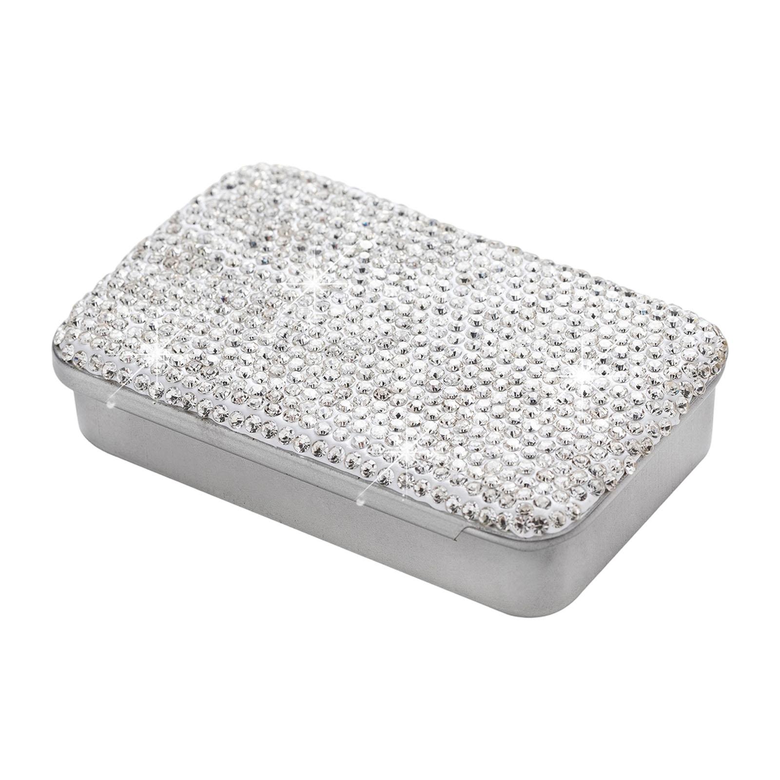 Slide Top Storage Storage Box Featuring Rhinestones Sturdy Iron Construction Ideal For Business Gifts белый
Slide Top Storage Storage Box Featuring Rhinestones Sturdy Iron Construction Ideal For Business Gifts белый