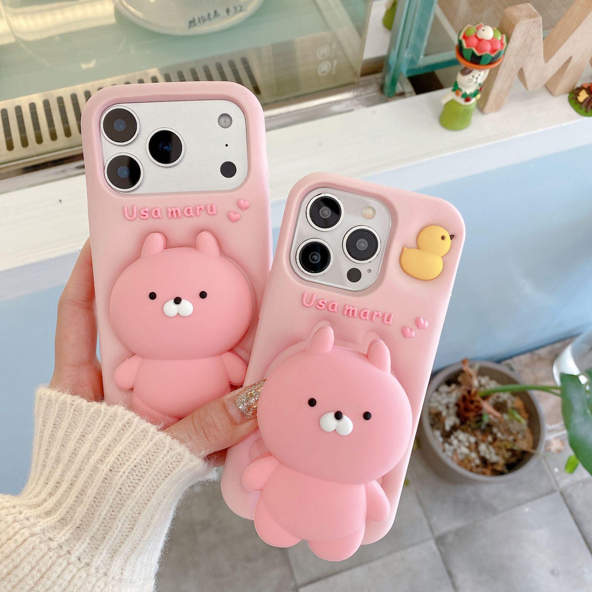3D Cartoon Rabbit Stand Case for iPhone 14/15/16/17 Pro Max iPhone 17 Pro Max
3D Cartoon Rabbit Stand Case for iPhone 14/15/16/17 Pro Max iPhone 17 Pro Max