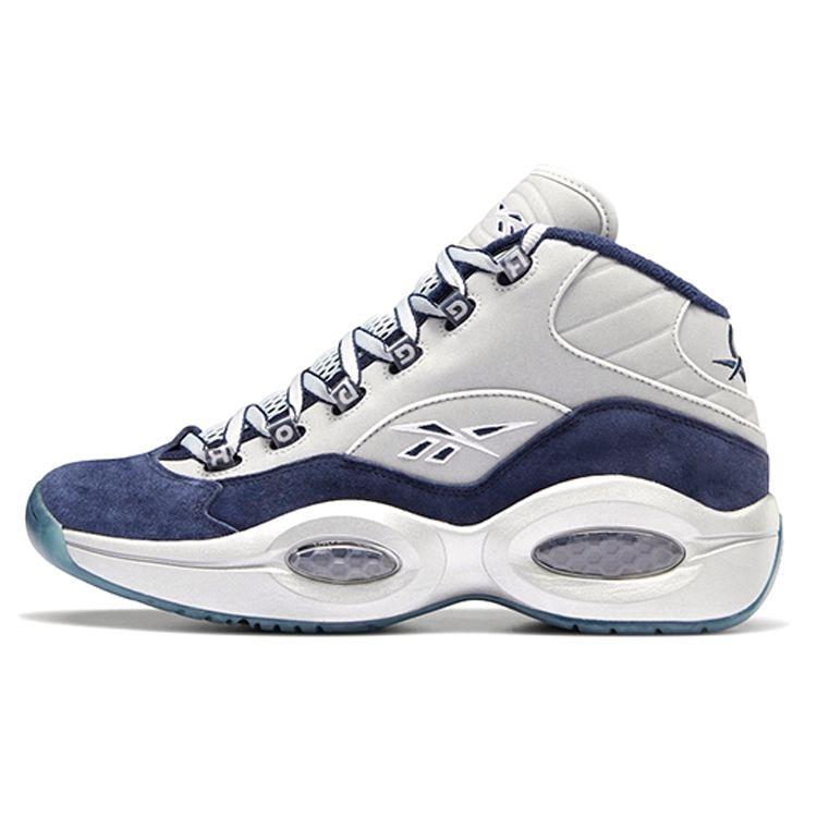 Мужские кроссовки Reebok Question Mid Dallas Cowboys синие, темно-синие, серебристо-металлические, FZ3945
Мужские кроссовки Reebok Question Mid Dallas Cowboys синие, темно-синие, серебристо-металлические, FZ3945