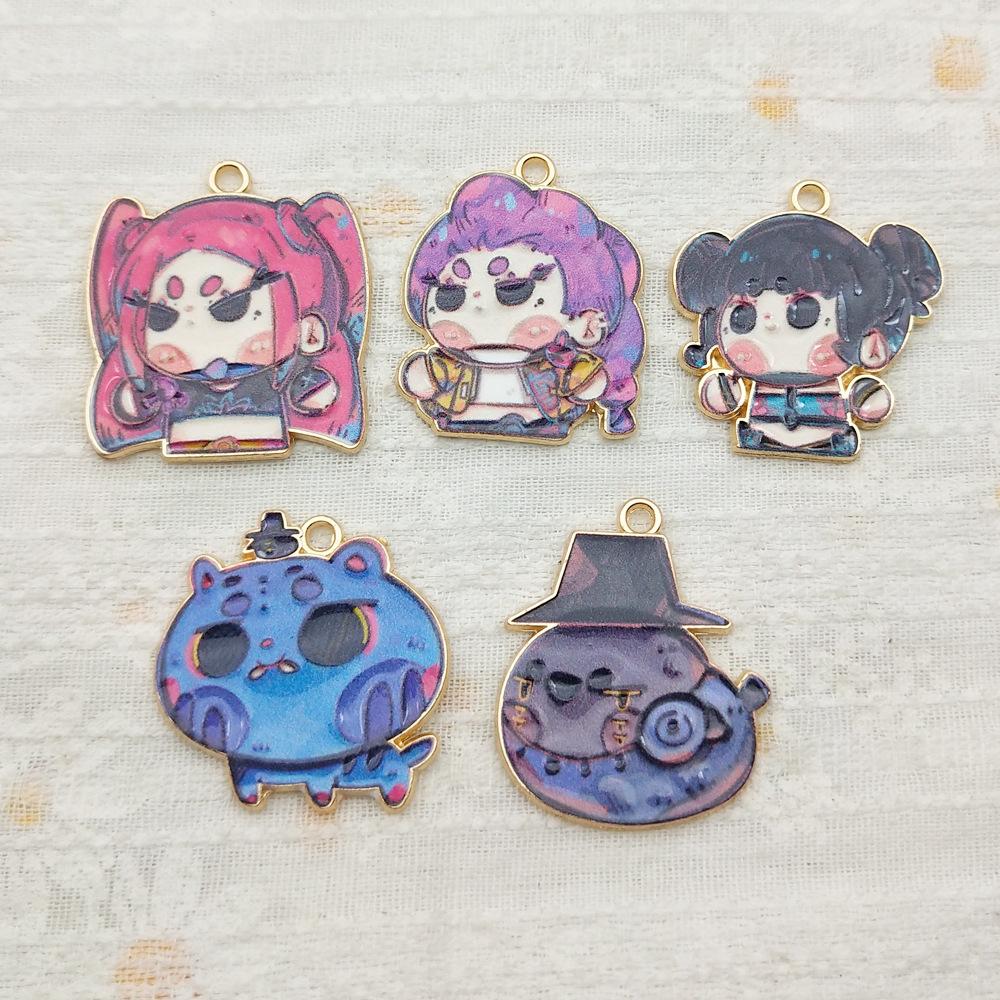 5PCS Demon Hunter Enamel Charms Cute Animal Pendants Lumi Zoey Derpy Tiger Magpie Bracelets Keychains Kawaii KPOP DIY for Carry Mini Lightweight
5PCS Demon Hunter Enamel Charms Cute Animal Pendants Lumi Zoey Derpy Tiger Magpie Bracelets Keychains Kawaii KPOP DIY for Carry Mini Lightweight