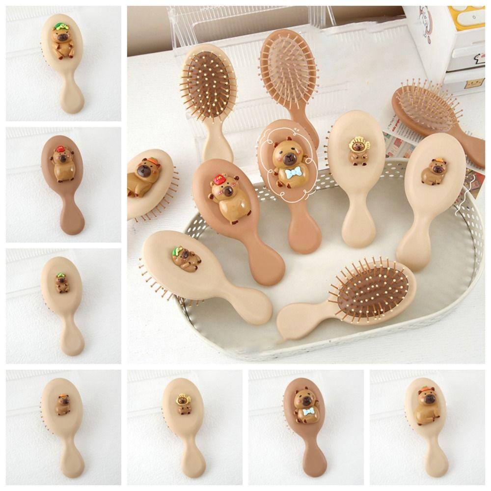 Милая расческа Capybara Air Cushion Comb Забавная массажная расческа Аксессуары для укладки Kapibala Airbag Comb Travel
Милая расческа Capybara Air Cushion Comb Забавная массажная расческа Аксессуары для укладки Kapibala Airbag Comb Travel