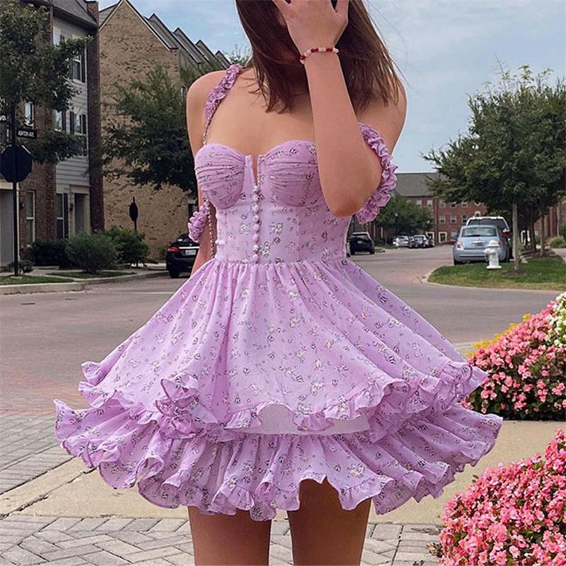 Облегающее сексуальное женское мини-платье трапециевидной формы с оборками для женщин, лето 2022, шифоновое платье с корсетом на бретелях, женский халат Femme, женский фиолетовый S светло-фиолетовый 
Облегающее сексуальное женское мини-платье трапециевидной формы с оборками для женщин, лето 2022, шифоновое платье с корсетом на бретелях, женский халат Femme, женский фиолетовый S светло-фиолетовый