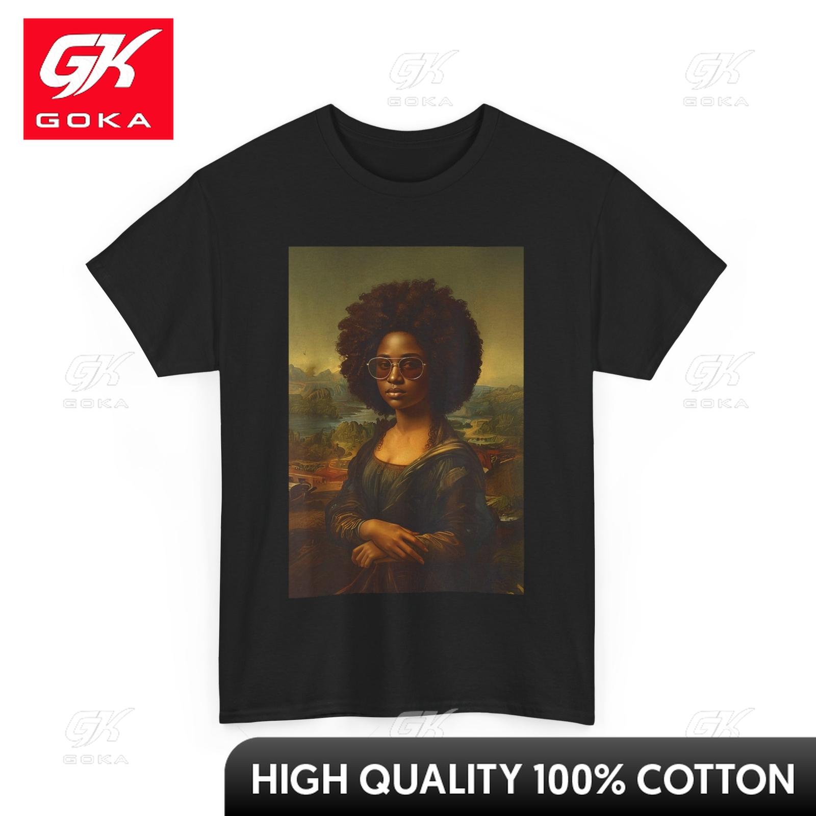 Black Mona Lisa Afro African American Black History Month EcoFriendly Flexible Soft Cotton Tee Boho Classic Abstract Tees 4XL
Black Mona Lisa Afro African American Black History Month EcoFriendly Flexible Soft Cotton Tee Boho Classic Abstract Tees 4XL