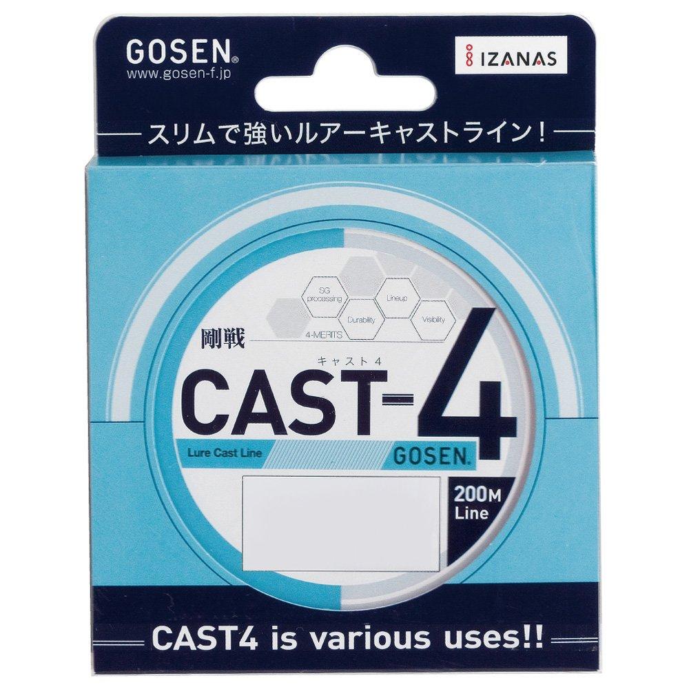 GOSEN PE Line Cast 4 200m 11lb Coral Orange GL42005 0.5 (5.0kg)
GOSEN PE Line Cast 4 200m 11lb Coral Orange GL42005 0.5 (5.0kg)