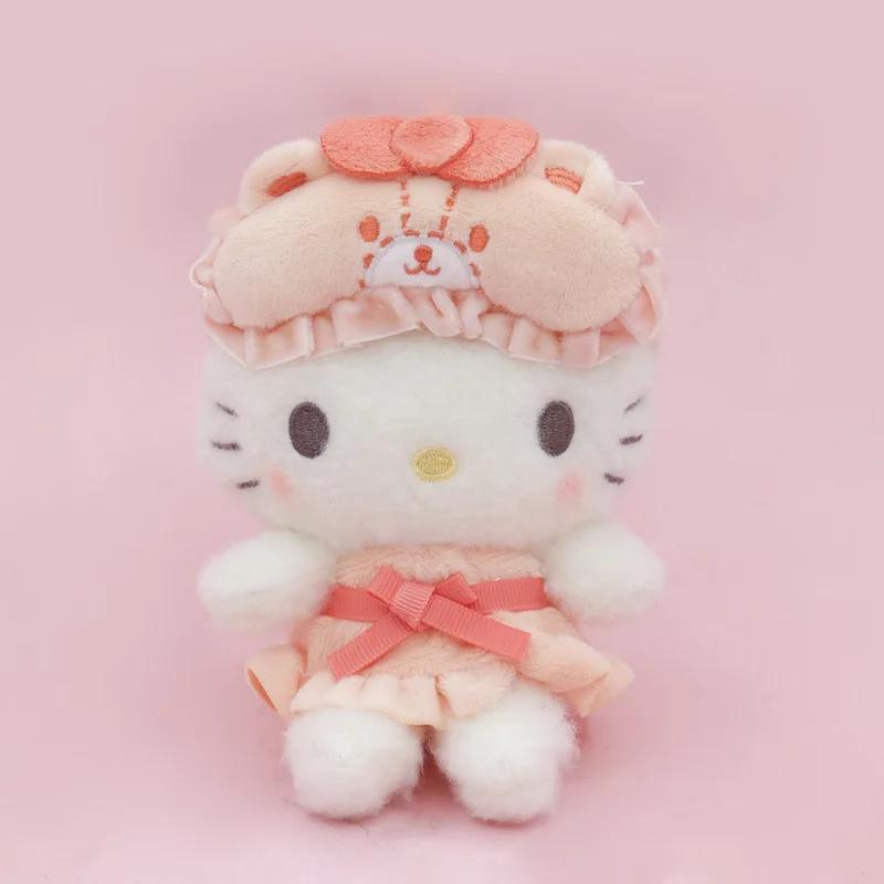 Japanese Sanrio Anime Eye Mask Pajama Plush Doll Cartoon Stuffed Edition Kuromi Hangyodon KT Plush Toy Kids Gift Keychain Doll 12cm
Japanese Sanrio Anime Eye Mask Pajama Plush Doll Cartoon Stuffed Edition Kuromi Hangyodon KT Plush Toy Kids Gift Keychain Doll 12cm