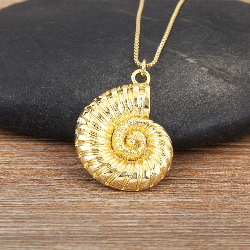 Nidin Hot Sale Popular Shell/Snail Shape Charm Pendant Necklace For Women Men Fashionable Chain Choker Jewelry Accessories Gifts
Nidin Hot Sale Popular Shell/Snail Shape Charm Pendant Necklace For Women Men Fashionable Chain Choker Jewelry Accessories Gifts
