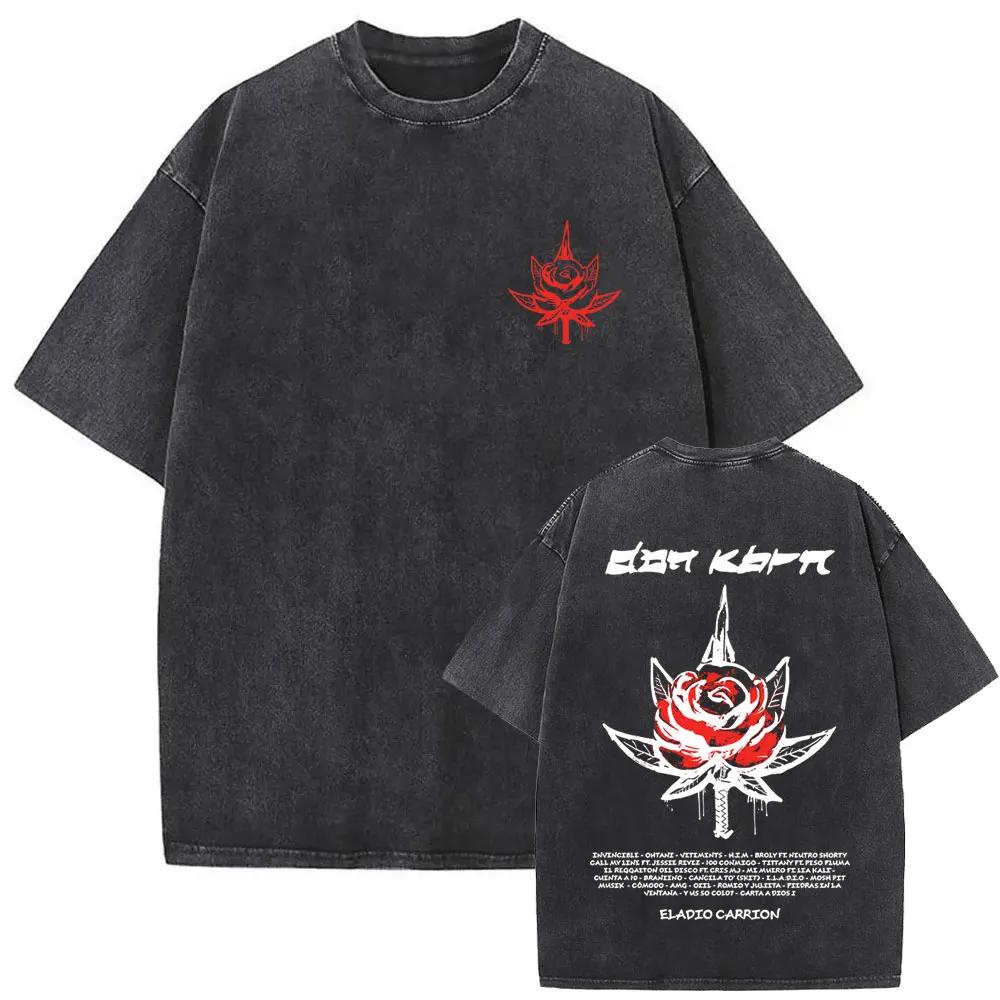 Washed Vintage Rapper Eladio Carrion Graphic T-shirt DON KBRN Album Merch T-shirts Men Women Hip Hop Fashion Oversized T Shirts L
Washed Vintage Rapper Eladio Carrion Graphic T-shirt DON KBRN Album Merch T-shirts Men Women Hip Hop Fashion Oversized T Shirts L