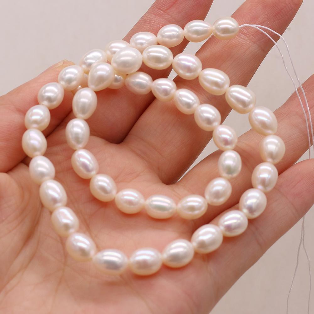 1String, White Rice Shape Pearl 7-8mm, Fashion Women Natural Freshwater Pearl Beads for Jewelry Making DIY Crafts, Luxury Bulk Gifts 36cm 1String/7-8mm-36cm белый
1String, White Rice Shape Pearl 7-8mm, Fashion Women Natural Freshwater Pearl Beads for Jewelry Making DIY Crafts, Luxury Bulk Gifts 36cm 1String/7-8mm-36cm белый