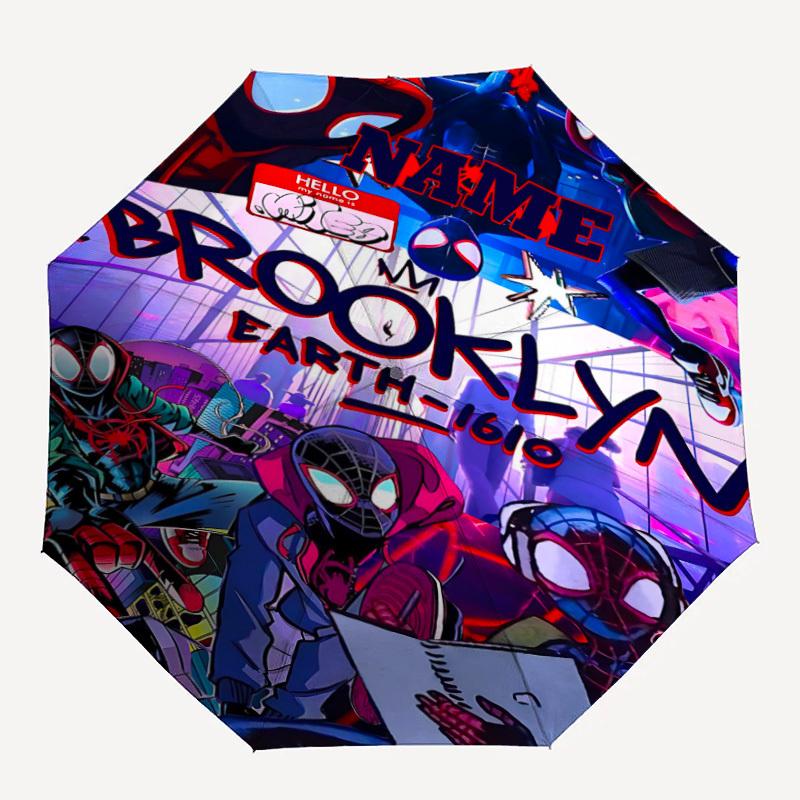 1PC SpiderMan: Across the SpiderVerse Custom Name Automatic Open/Close, 8-Rib Durable Frame Compact Travel Umbrella for Men & Women D1222006
1PC SpiderMan: Across the SpiderVerse Custom Name Automatic Open/Close, 8-Rib Durable Frame Compact Travel Umbrella for Men & Women D1222006