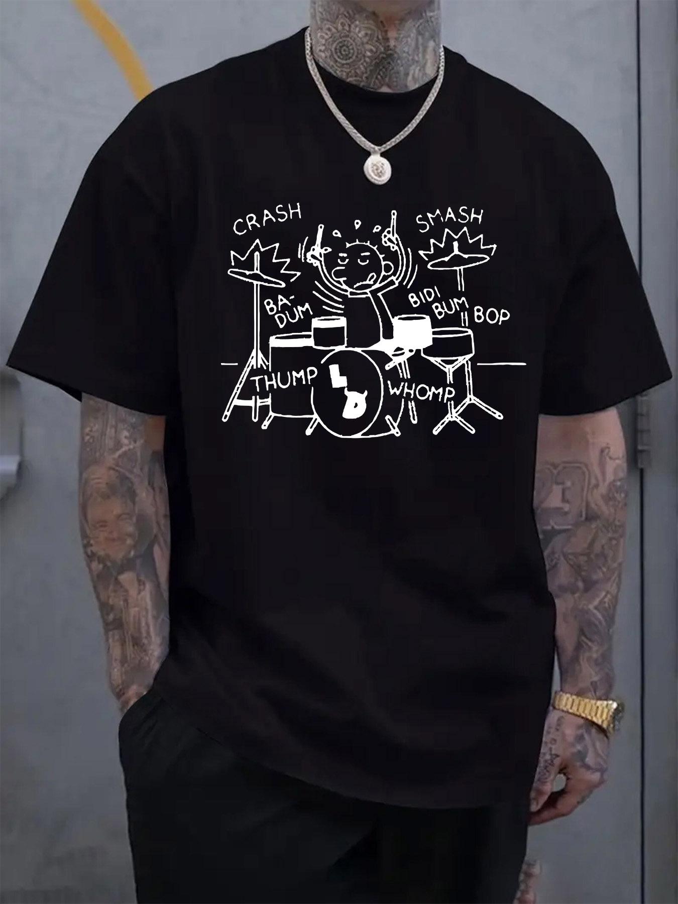 Men S Top Featuring a Illustration, Casual Short-Sleeve Round-Neck T-Shirt, Suitable for Summer And Spring, Ideal for Outdoor Activities. 4XL чорний
Men S Top Featuring a Illustration, Casual Short-Sleeve Round-Neck T-Shirt, Suitable for Summer And Spring, Ideal for Outdoor Activities. 4XL чорний
