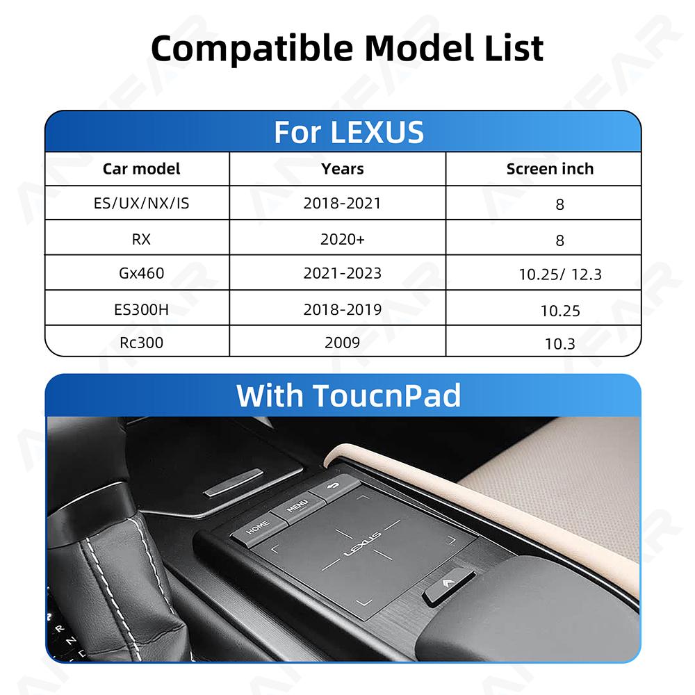 Wireless CarPlay Android Auto Retrofit Kit Decoder Box CarPlay Interface For Lexus ES/UX/NX/IS/RX/GX/RC 2018-2026
Wireless CarPlay Android Auto Retrofit Kit Decoder Box CarPlay Interface For Lexus ES/UX/NX/IS/RX/GX/RC 2018-2026
