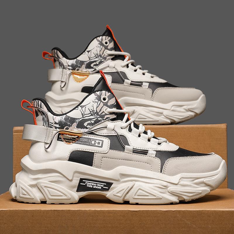 Мужская обувь новая 2025 весна дышащая сетка тренд универсальная спортивная и повседневная обувь мужская платформа высокий верх папины кроссовки 44
Мужская обувь новая 2025 весна дышащая сетка тренд универсальная спортивная и повседневная обувь мужская платформа высокий верх папины кроссовки 44